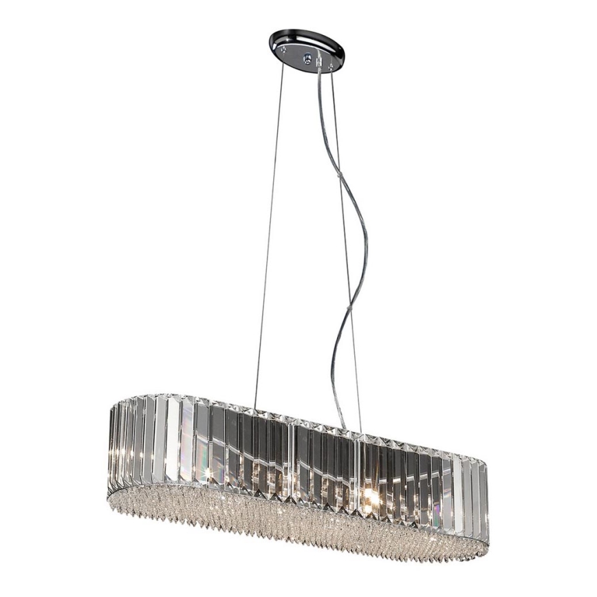 Zuma Line - Kristallen hanglamp aan een koord PRINCE 6x G9 / 42W / 230V