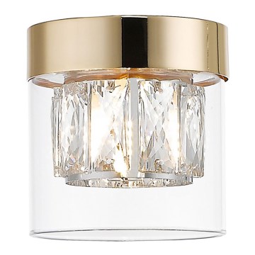 Zuma Line - Kristallen plafondlamp 1xG9/28W/230V goudkleurig