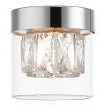 Zuma Line - Kristallen plafondlamp 1xG9/28W/230V zilver