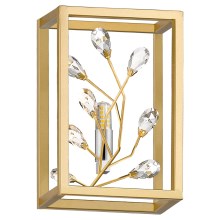 Zuma Line - Kristallen wandlamp 1xG9/33W/230V goud