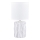 Zuma Line - Lampe de table 1xE14/40W/230V blanc/décor en marbre