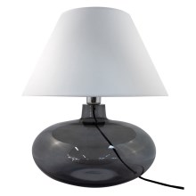 Zuma Line - Lampe de table 1xE27/60W/230V blanche/noire
