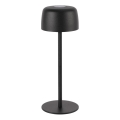Zuma Line - Lampe de table à intensité variable rechargeable LED/2W/1200 mAh IP44 noir