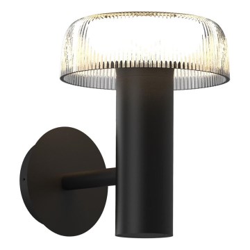 Zuma Line - Lampe solaire murale LED/2,5W/2000 mAh IP44 noir