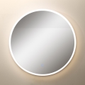Zuma Line - LED Badkamer wand spiegel met een achtergrondverlichting LED/24W/230V 3000/4000/6000K diameter 60 cm IP44 wit/goud