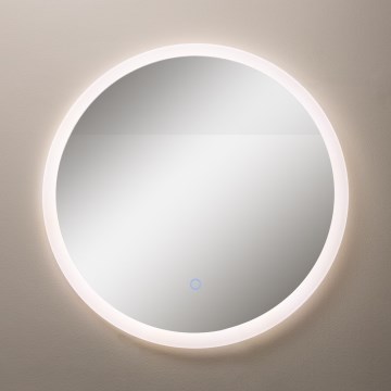 Zuma Line - LED Badkamer wand spiegel met een achtergrondverlichting LED/24W/230V 3000/4000/6000K diameter 60 cm IP44 wit