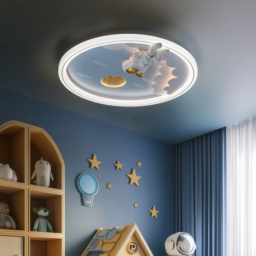 Zuma Line - LED Dimbaar dětské Plafondlamp LED/42W/230V 3000/5700K astronaut