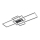 Zuma Line - LED Dimbare kristallen plafondlamp LED/52W/230V 2700-6000K zwart + afstandsbediening