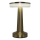 Zuma Line - LED Dimbare Oplaadbare Bureaulamp LED/2,5W/1200 mAh 3000/4000/6000K goudkleurig