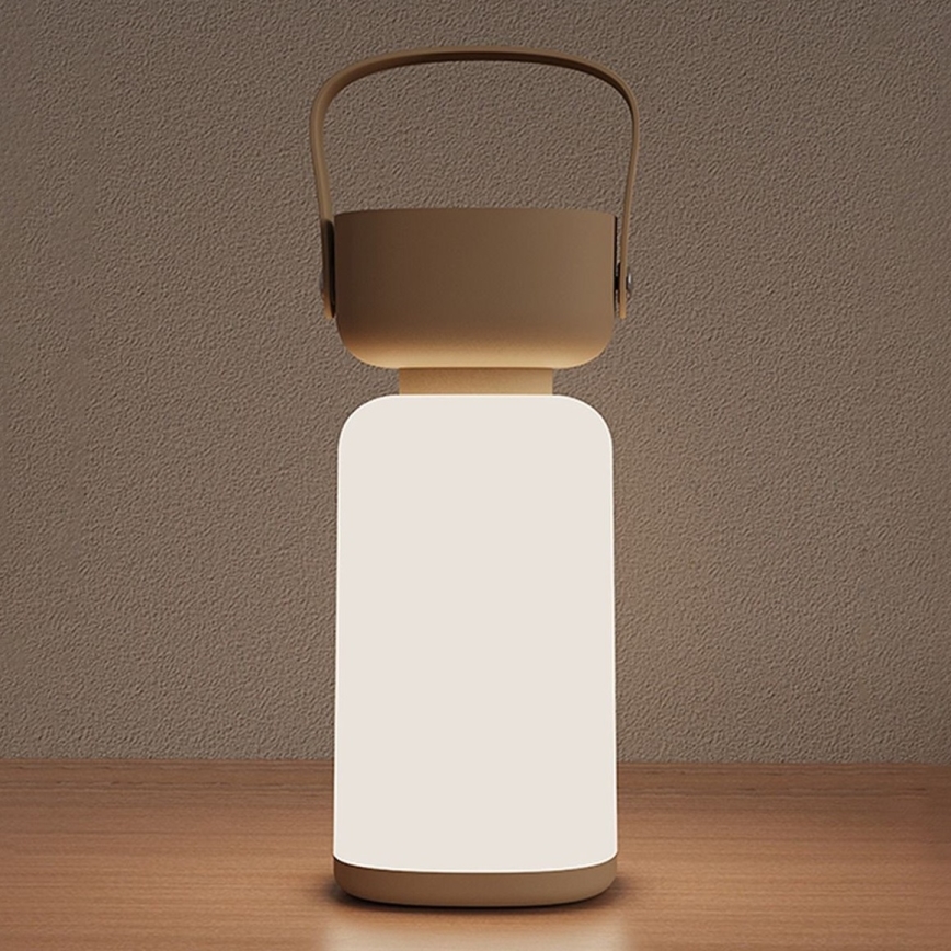 Zuma Line - LED Dimbare Oplaadbare Bureaulamp LED/3W/1200 mAh 3000/4000/6500K IP44 bruin