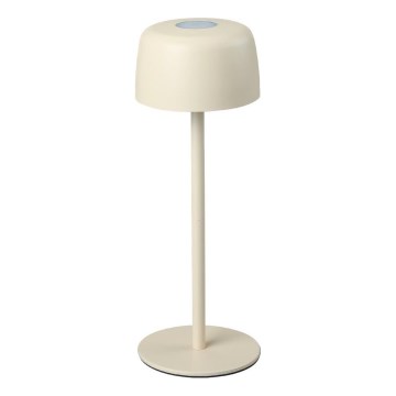 Zuma Line - LED Dimbare oplaadbare tafellamp LED/2W/1200 mAh IP44 crème