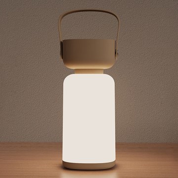 Zuma Line - LED Dimbare oplaadbare tafellamp LED/3W/1200 mAh 3000/4000/6500K IP44 bruin