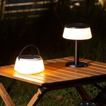 Zuma Line - LED dimbare solar oplaadbare tafellamp LED/2,2W/2000 mAh IP44 zwart