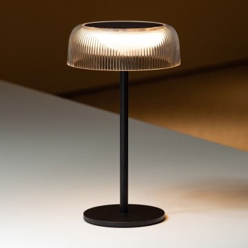 Zuma Line - LED Dimbare Solar Oplaadbare Tafellamp LED/2,5W/2000 mAh IP44 zwart