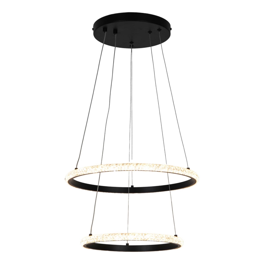 Zuma Line - LED Hanglamp aan een koord RIDE LED/22W/230V + LED/14W diameter 41 cm zwart