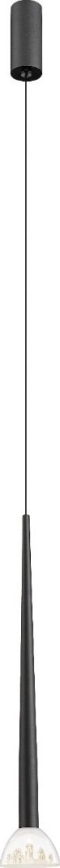 Zuma Line - LED-hanglamp aan staalkabel LED/5W/230V zwart