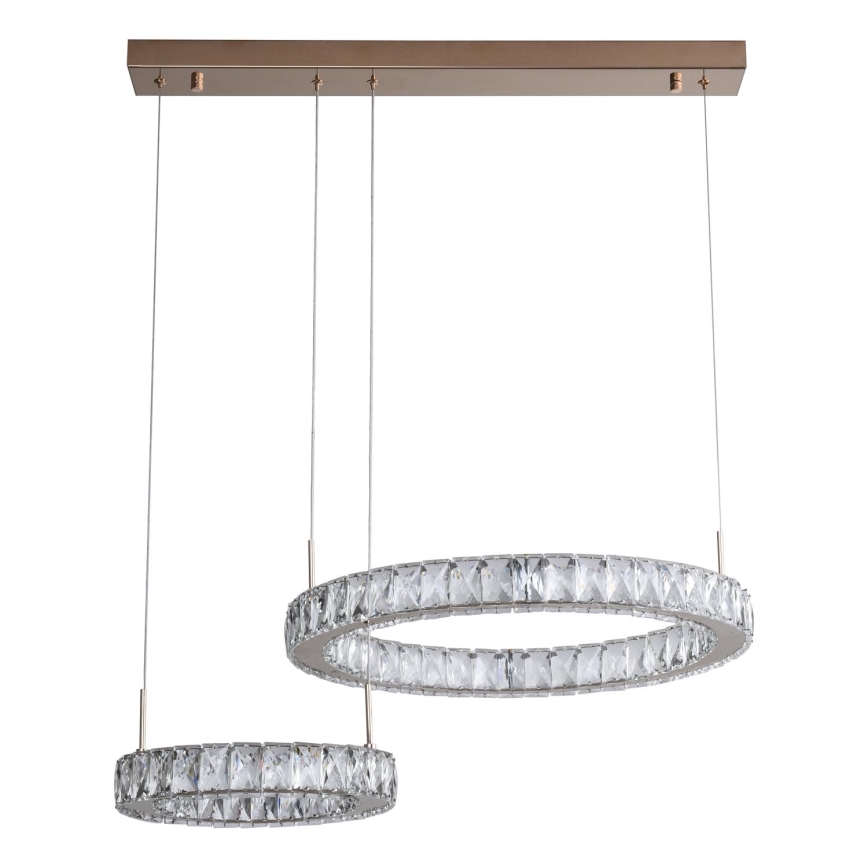 Zuma Line - LED-kroonluchter aan kabel LED/36W/230V roségoud