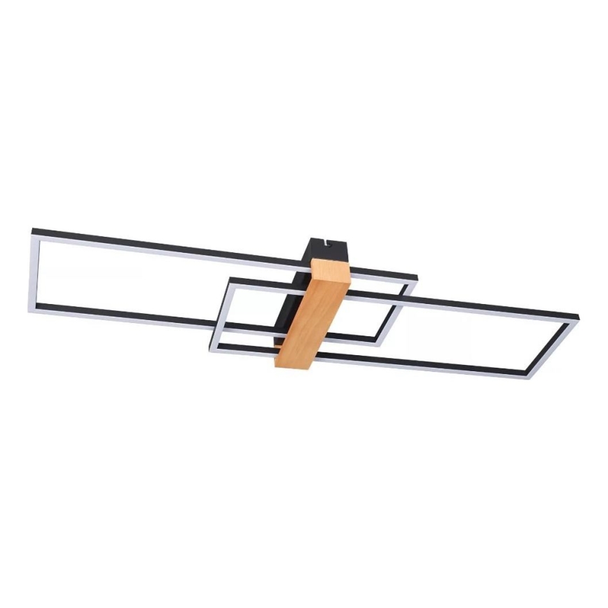 Zuma Line - LED Plafondlamp LED/39W/230V 3000K zwart/grenen