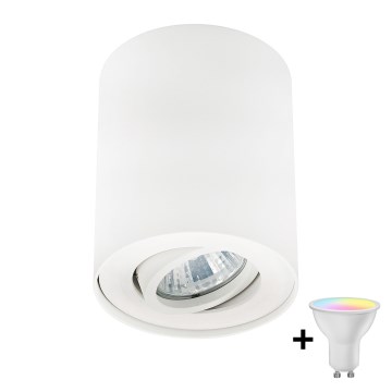 Zuma Line - LED RGBW dimbare spot 1xGU10/4,8W/230V wit + afstandsbediening