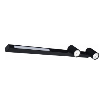 Zuma Line - LED Wandspot 2xGU10/5W/230V + LED/8W zwart
