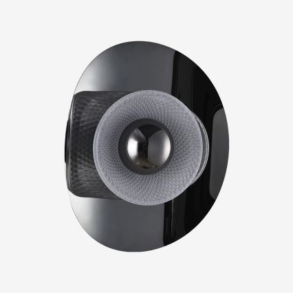 Zuma Line - LED-wandlamp LED/8W/230V zwart/rookzwart