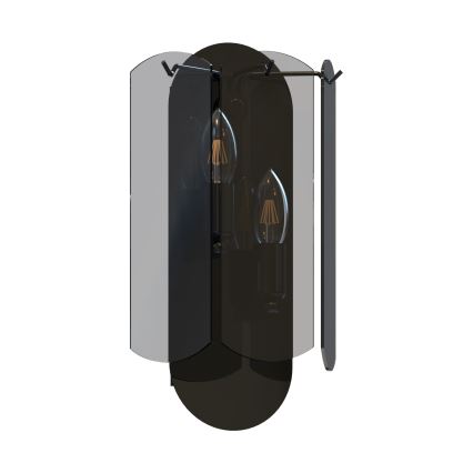 Zuma Line - Applique murale 2xE14/40W/230V noir