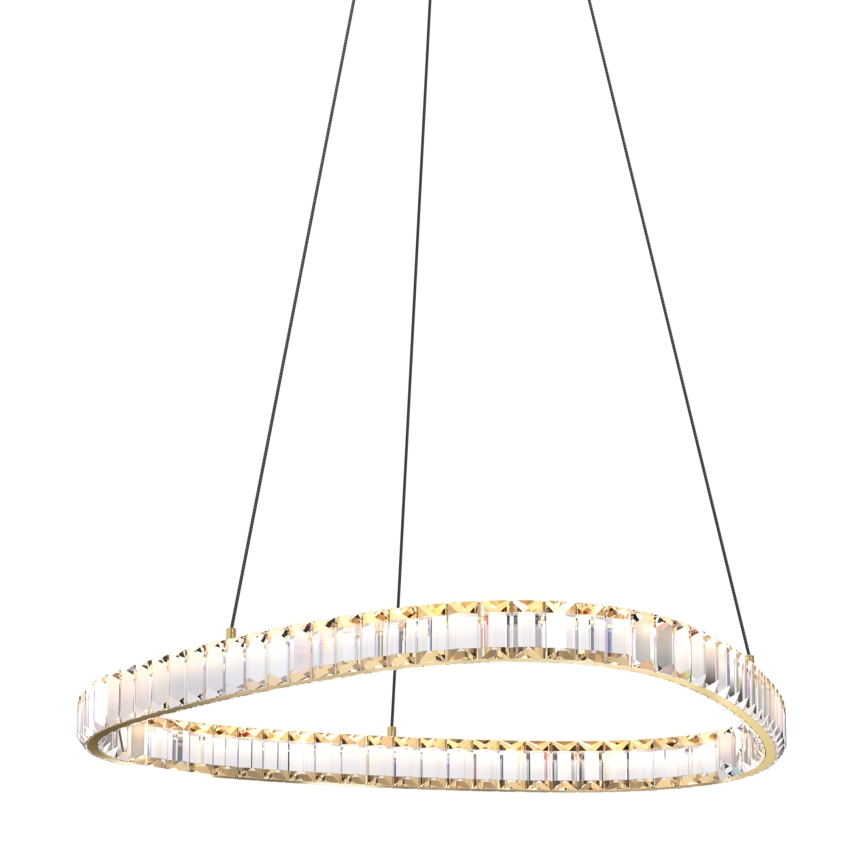 Zuma Line - LED dimbare kristallen hanglamp aan kabel LED/25W/230V 2700-6000K + afstandsbediening