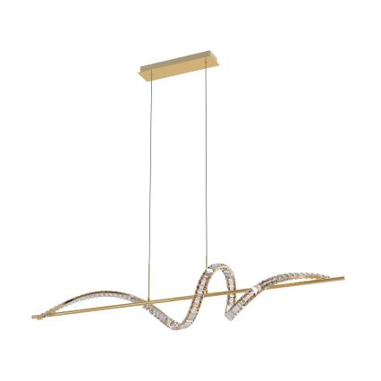 Zuma Line - LED dimbare kristallen hanglamp aan kabel LED/24,5W/230V 2700-6000K + afstandsbediening