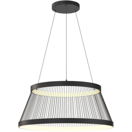 Zuma Line - Dimbare LED hanglamp aan een koord LED/53W/230V 2700-6000K zwart + afstandsbediening