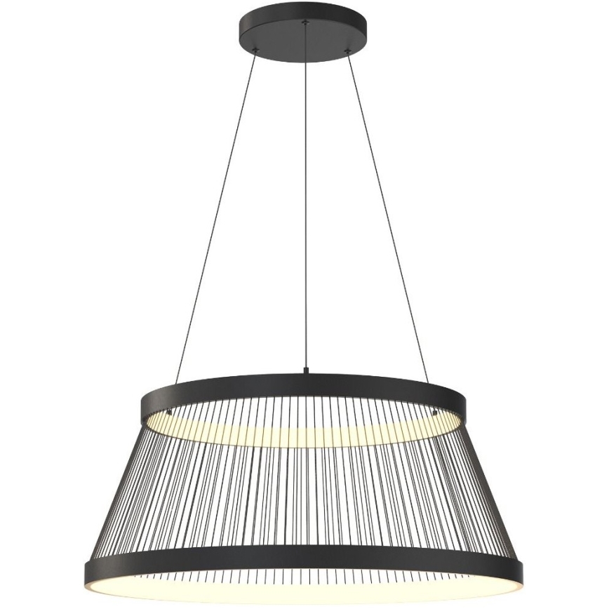 Zuma Line - Dimbare LED hanglamp aan een koord LED/53W/230V 2700-6000K zwart + afstandsbediening
