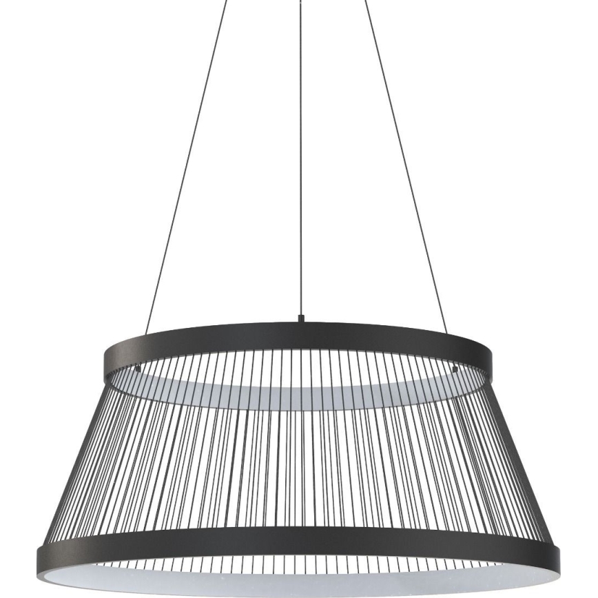 Zuma Line - Dimbare LED hanglamp aan een koord LED/53W/230V 2700-6000K zwart + afstandsbediening