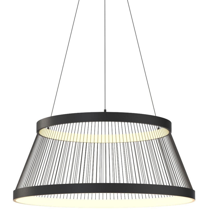 Zuma Line - Dimbare LED hanglamp aan een koord LED/53W/230V 2700-6000K zwart + afstandsbediening