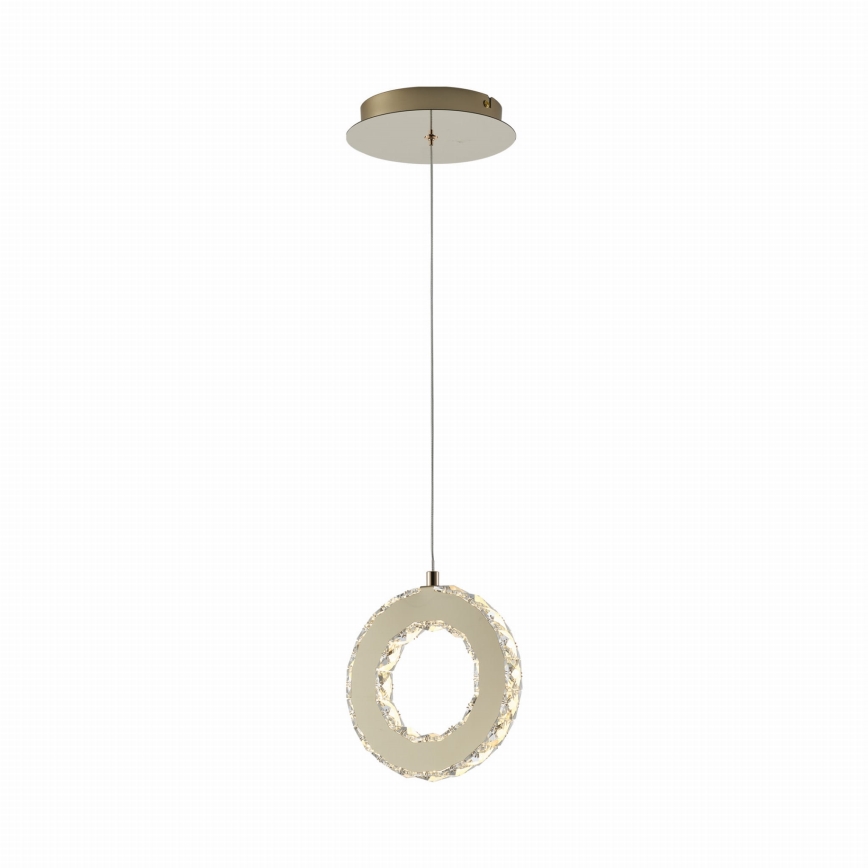 Zuma Line - Dimbare LED-hanglamp aan kabel LED/10W/230V goud