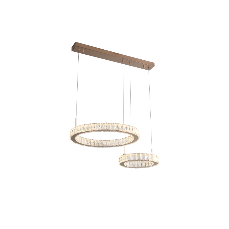 Zuma Line - LED-kroonluchter aan kabel LED/36W/230V roségoud