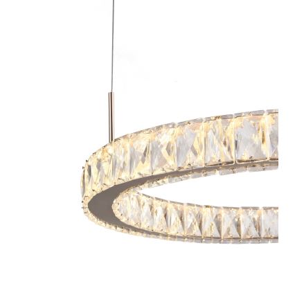 Zuma Line - LED-kroonluchter aan kabel LED/36W/230V roségoud