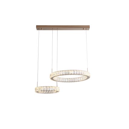 Zuma Line - Suspension LED sur câble LED/36W/230V or rose