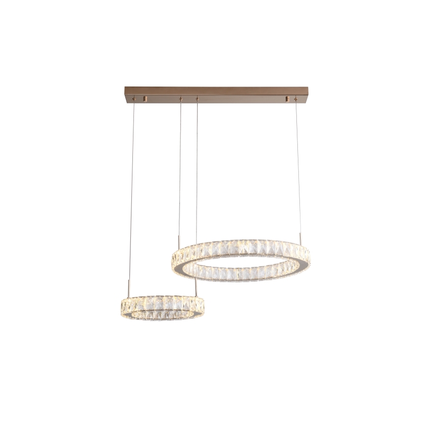 Zuma Line - Suspension LED sur câble LED/36W/230V or rose