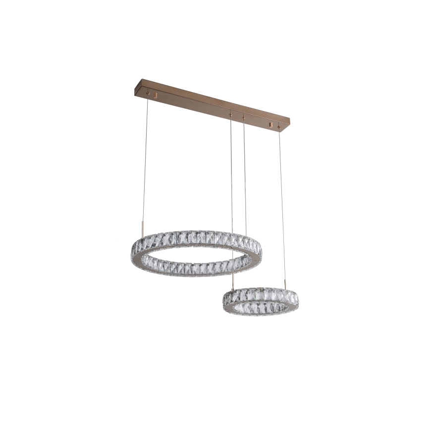Zuma Line - Suspension LED sur câble LED/36W/230V or rose