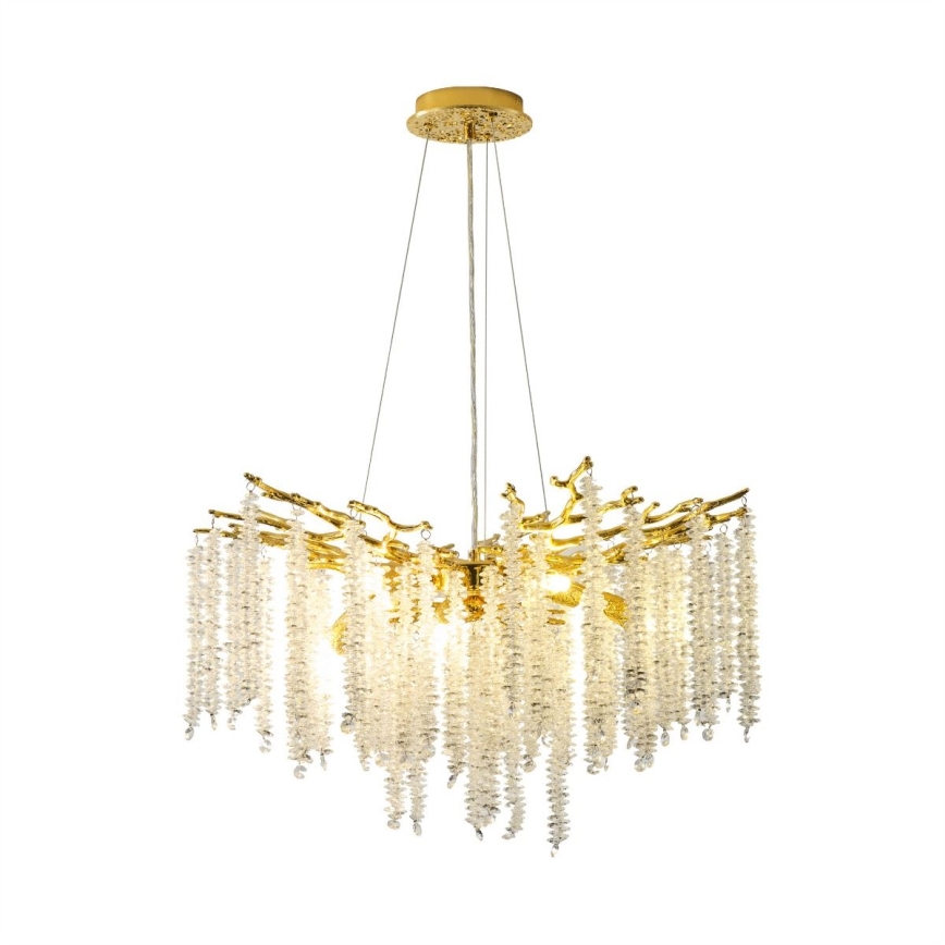 Zuma Line - Hanglamp aan een koord 8xG9/3,5W/230V goud