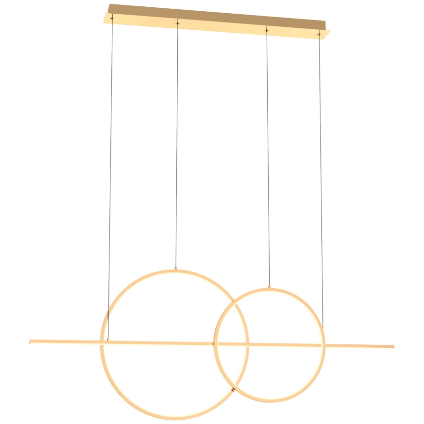 Zuma Line - Suspension filaire à intensité variable LED/34W/230V doré