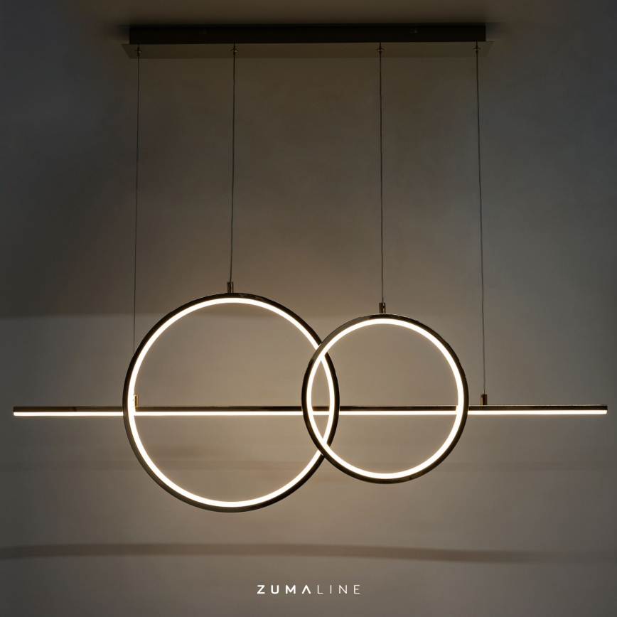 Zuma Line - Suspension filaire à intensité variable LED/34W/230V doré