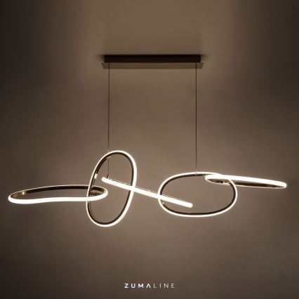 Zuma Line - Dimbare LED hanglamp aan een koord LED/56W/230V goud