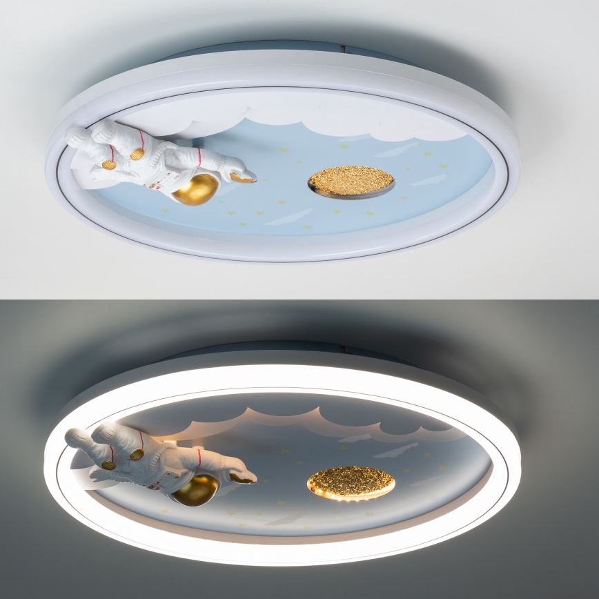 Zuma Line - LED Dimbaar dětské Plafondlamp LED/42W/230V 3000/5700K astronaut