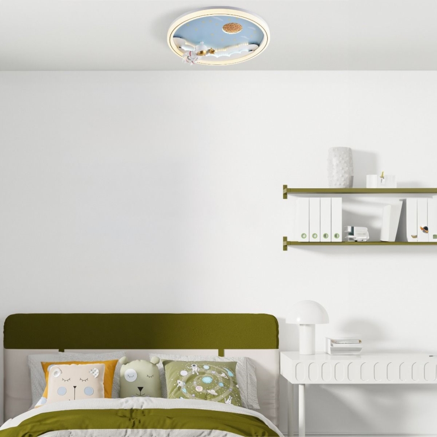 Zuma Line - LED Dimbaar dětské Plafondlamp LED/42W/230V 3000/5700K astronaut