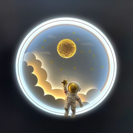 Zuma Line - LED Dimbaar dětské Plafondlamp LED/42W/230V 3000/5700K astronaut