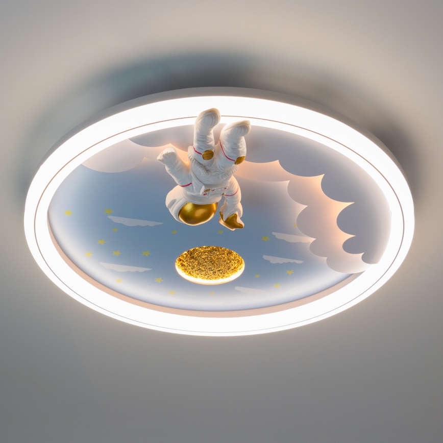 Zuma Line - LED Dimbaar dětské Plafondlamp LED/42W/230V 3000/5700K astronaut