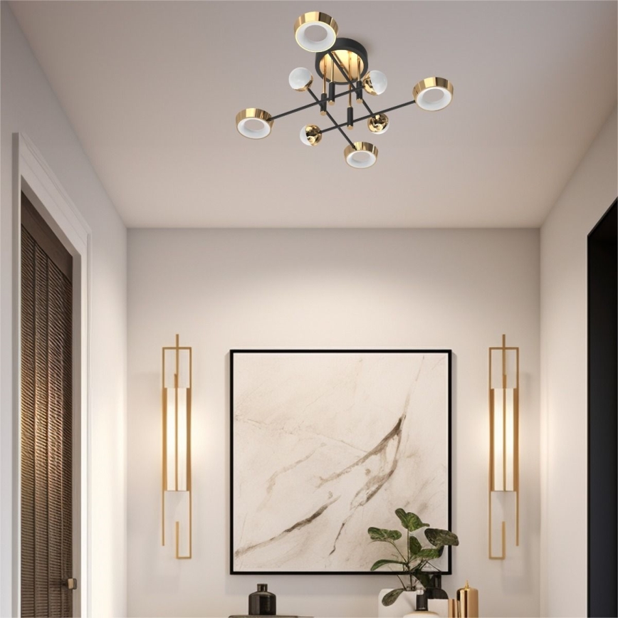 Zuma Line - Plafonnier LED dimmable à montage en surface LED/60W/230V doré/noir