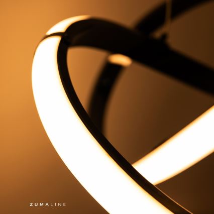 Zuma Line - Plafonnier à intensité variable LED/44W/230V noir/doré