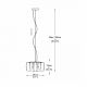 Zuma Line - Suspension filaire 3xG9/42W/230V