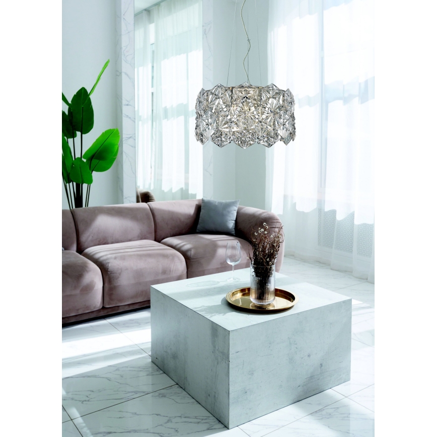 Zuma Line - Hanglamp aan een koord 5xG9/33W/230V glanzend chroom